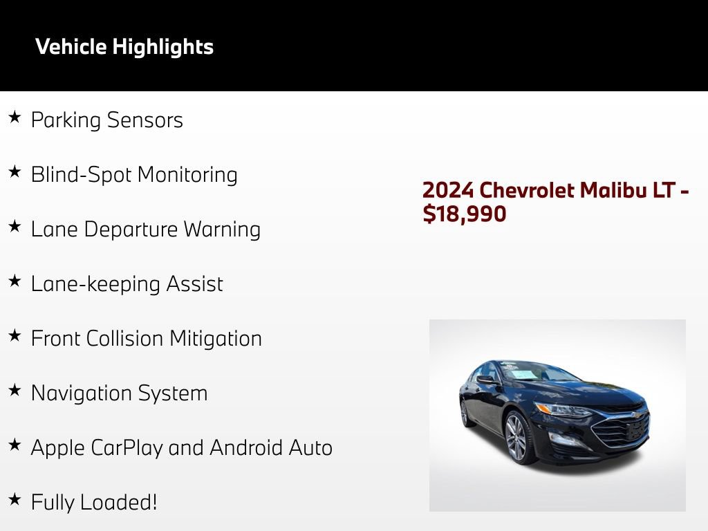 Used 2024 Chevrolet Malibu LT FWD image 54