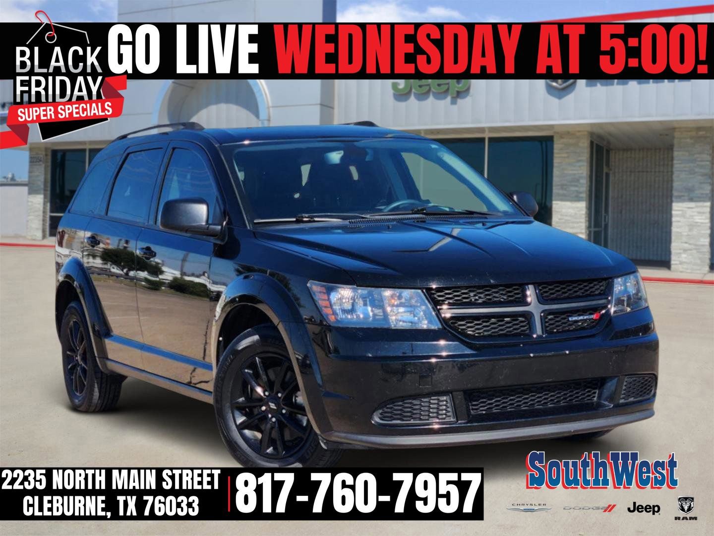 Used 2020 Dodge Journey SE w/ Blacktop Package