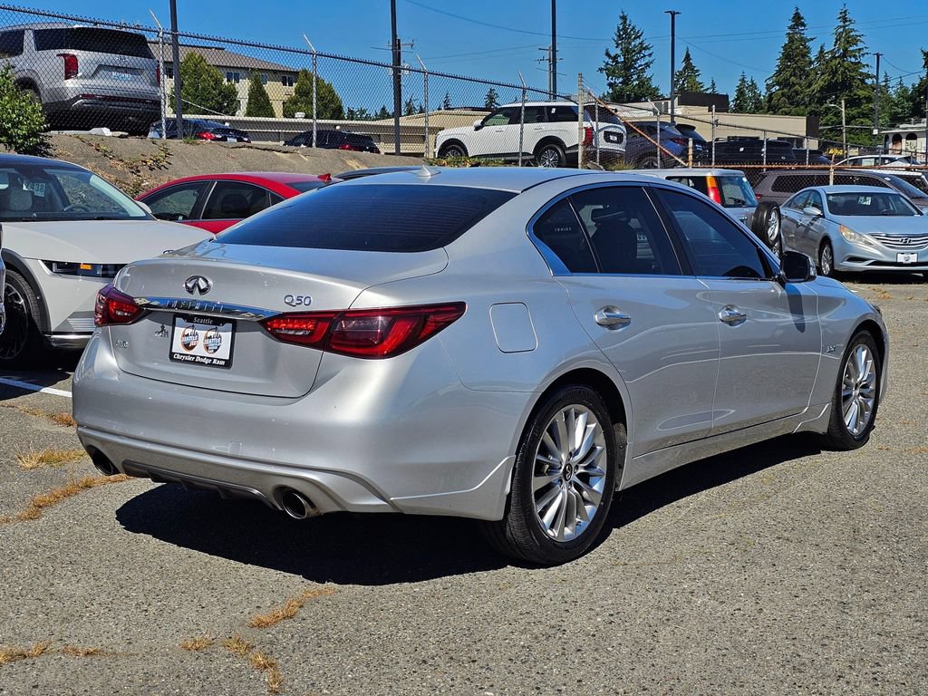 Used 2019 INFINITI Q50 Luxe w/ All Weather Package (L93) AWD/4WD image 8