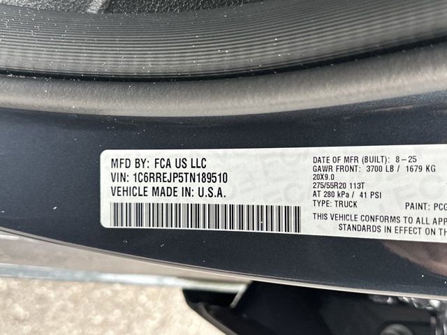 New 2026 RAM 1500 Laramie w/ Sport Appearance Package image 28