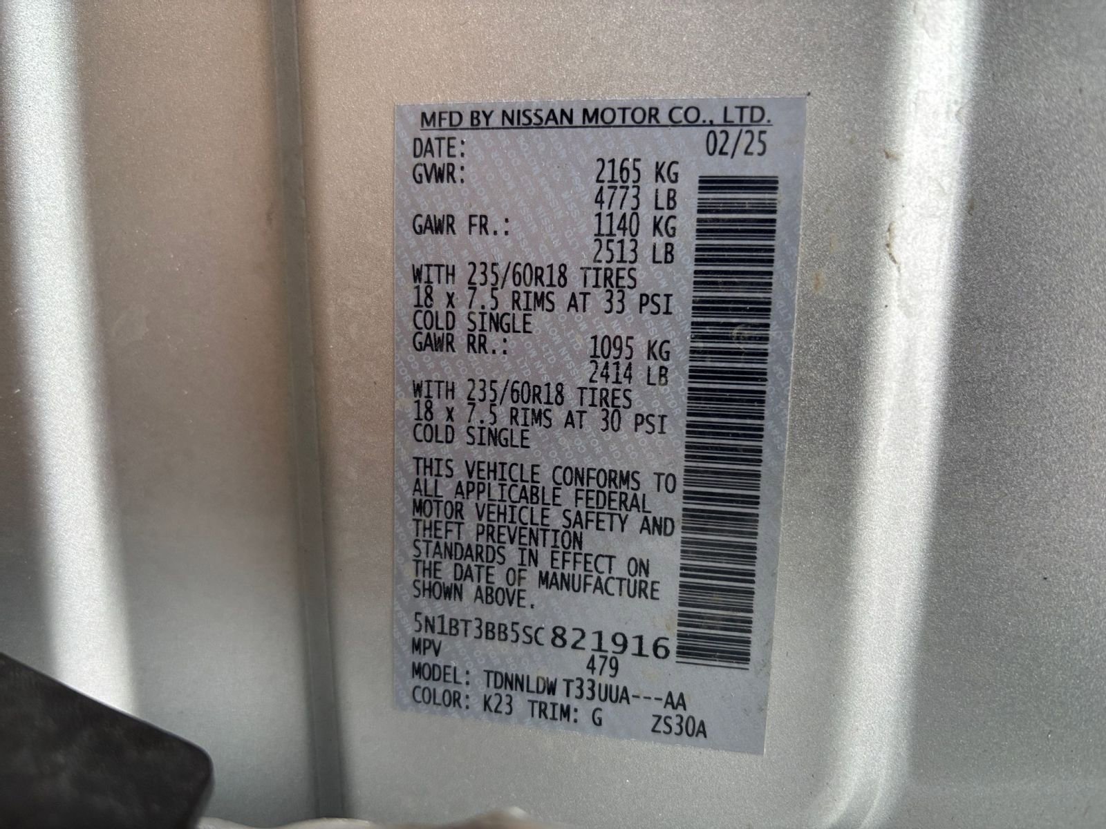 Used 2025 Nissan Rogue SV AWD/4WD image 31