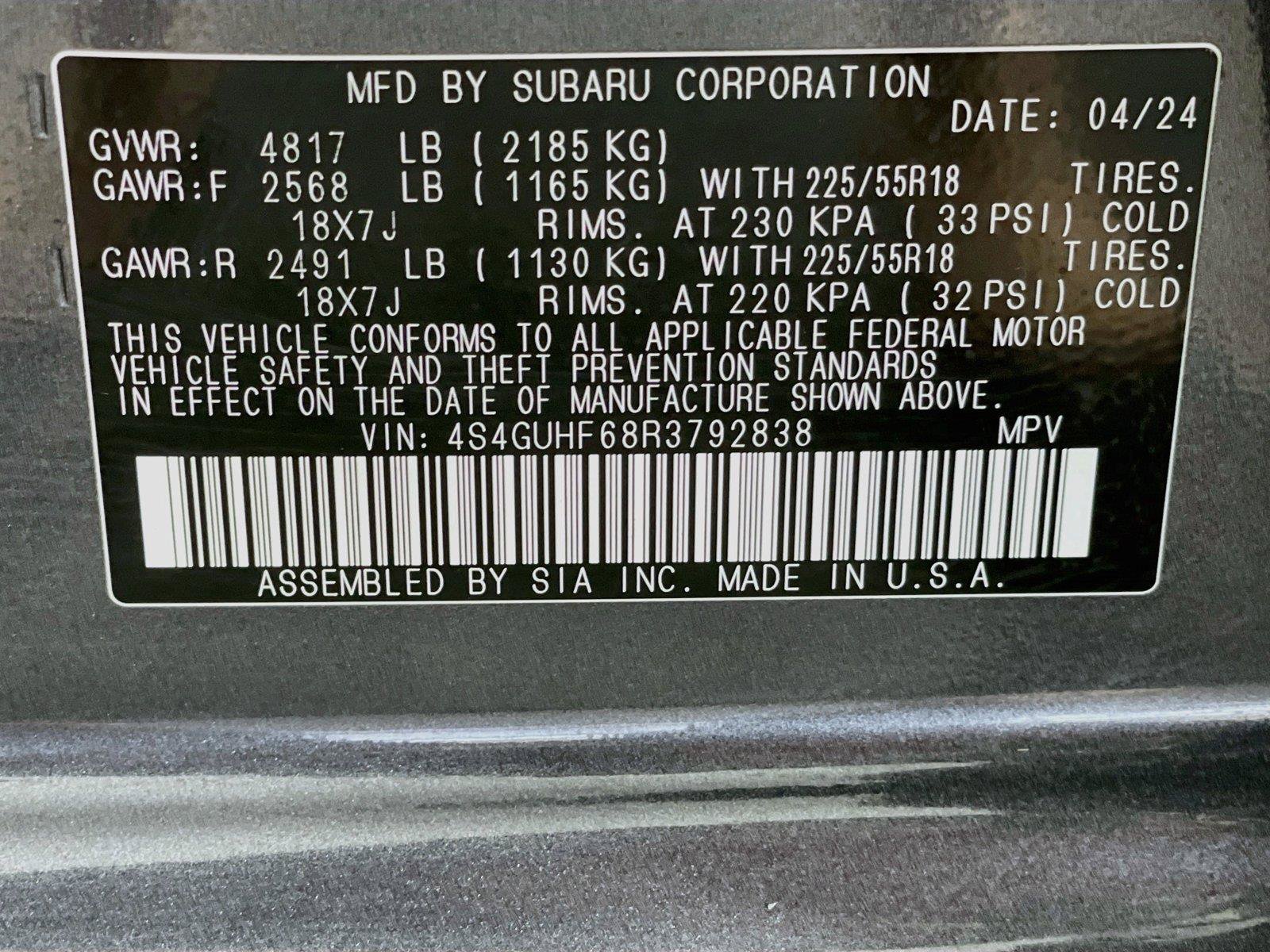 Certified 2024 Subaru Crosstrek 2.5i Sport AWD/4WD image 34