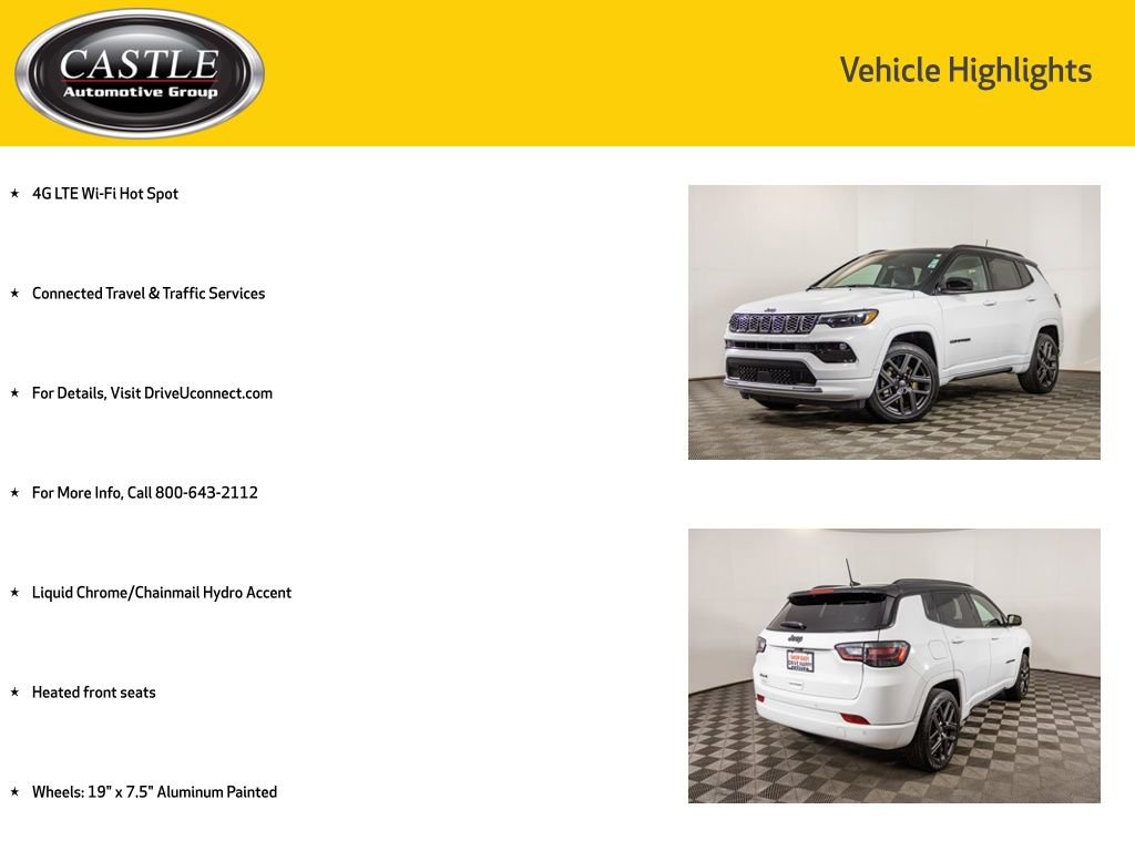 Used 2024 Jeep Compass Limited w/ High Altitude Package image 16