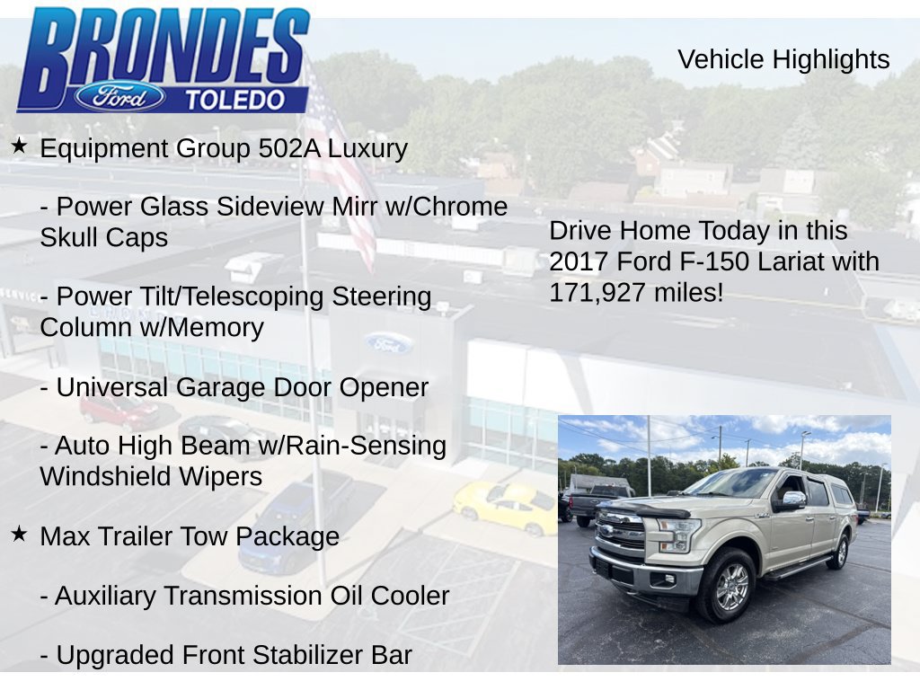 Used 2017 Ford F150 Lariat w/ Equipment Group 502A Luxury AWD/4WD image 17
