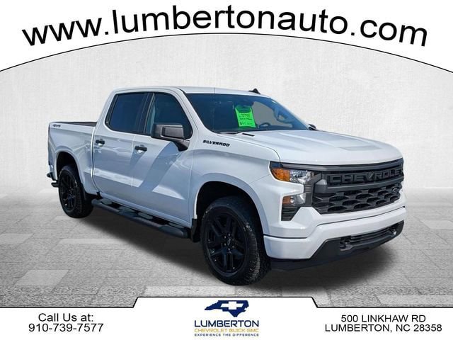 New 2026 Chevrolet Silverado 1500 Custom w/ Turbomax Blackout Package AWD/4WD image 1