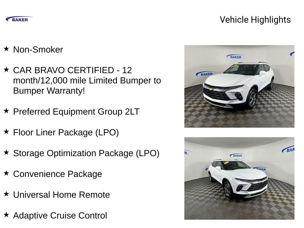 Certified 2023 Chevrolet Blazer LT w/ Convenience Package AWD/4WD image 4