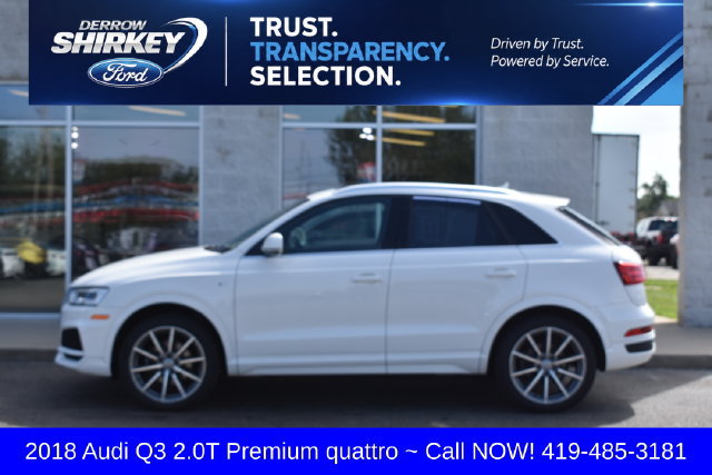 Used 2018 Audi Q3 2.0T Premium Plus w/ Premium Plus Package AWD/4WD image 2