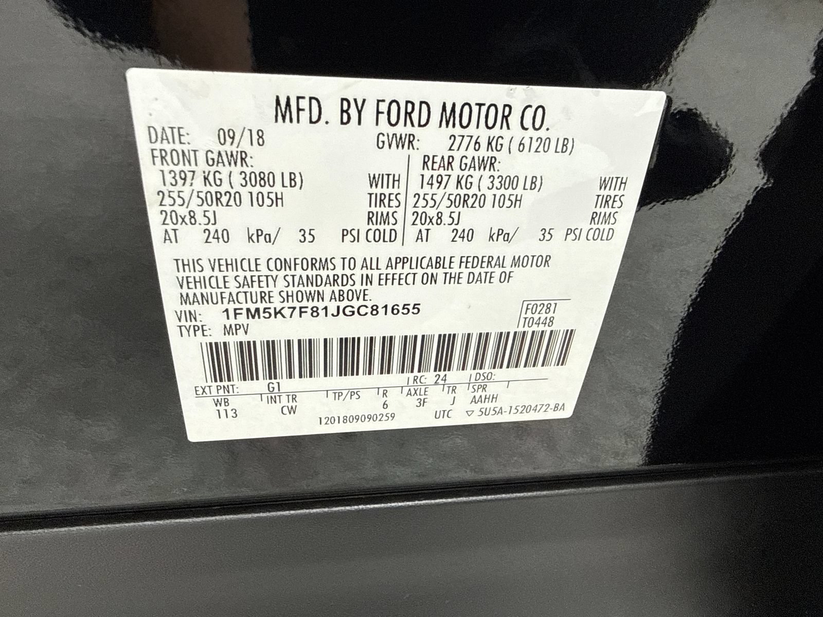 Used 2018 Ford Explorer Limited w/ Ford Safe & Smart Package FWD image 57