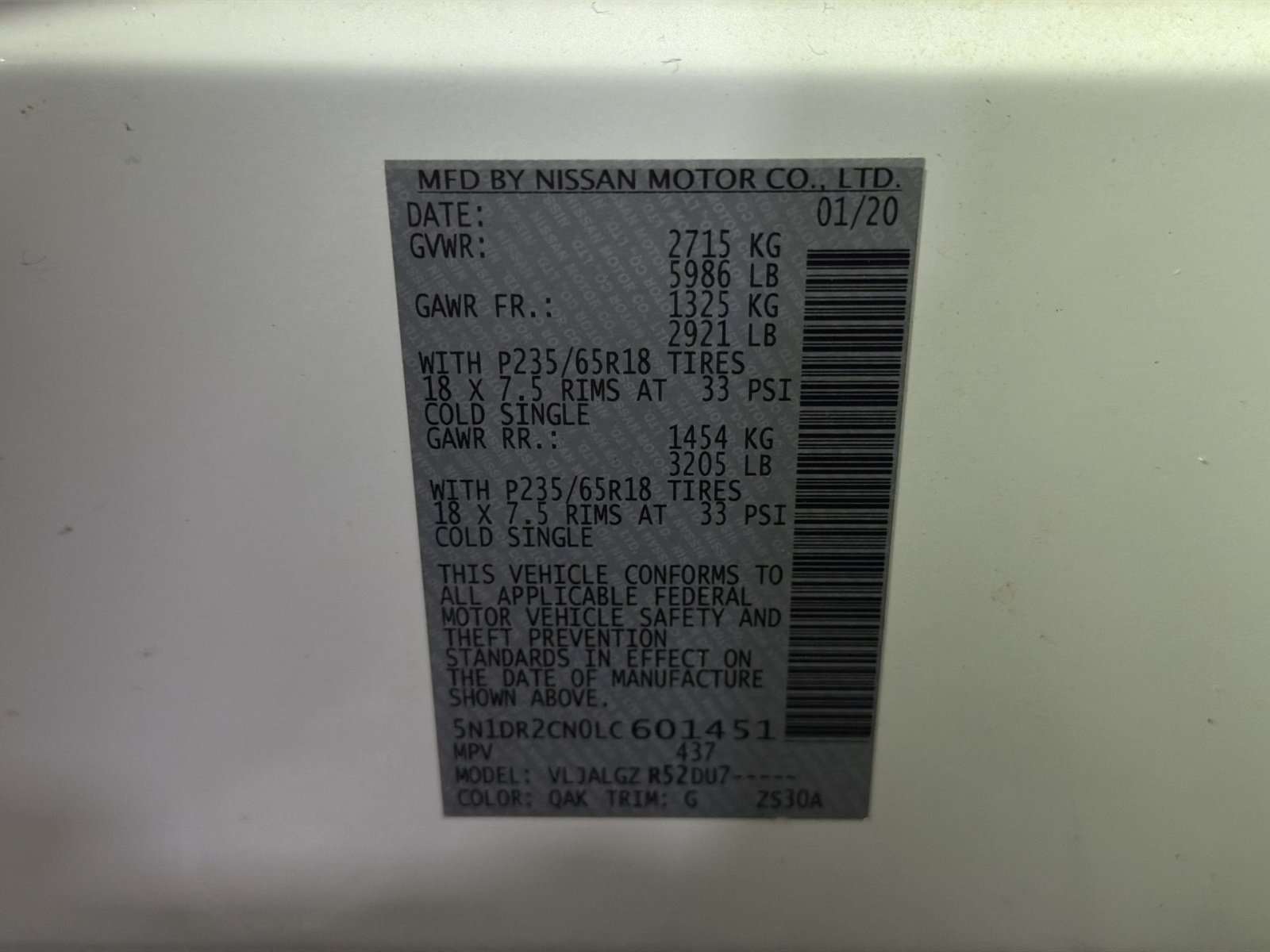 Used 2020 Nissan Pathfinder SL FWD image 35