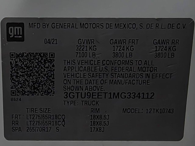 Used 2021 GMC Sierra 1500 AT4 w/ AT4 Preferred Package image 46