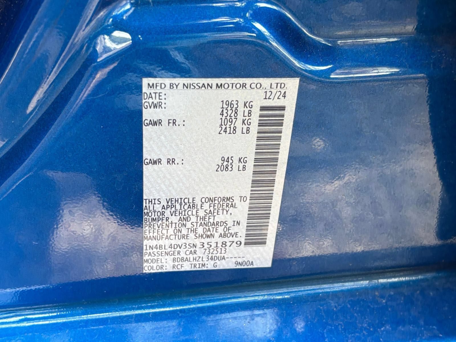 Used 2025 Nissan Altima 2.5 SV FWD image 24