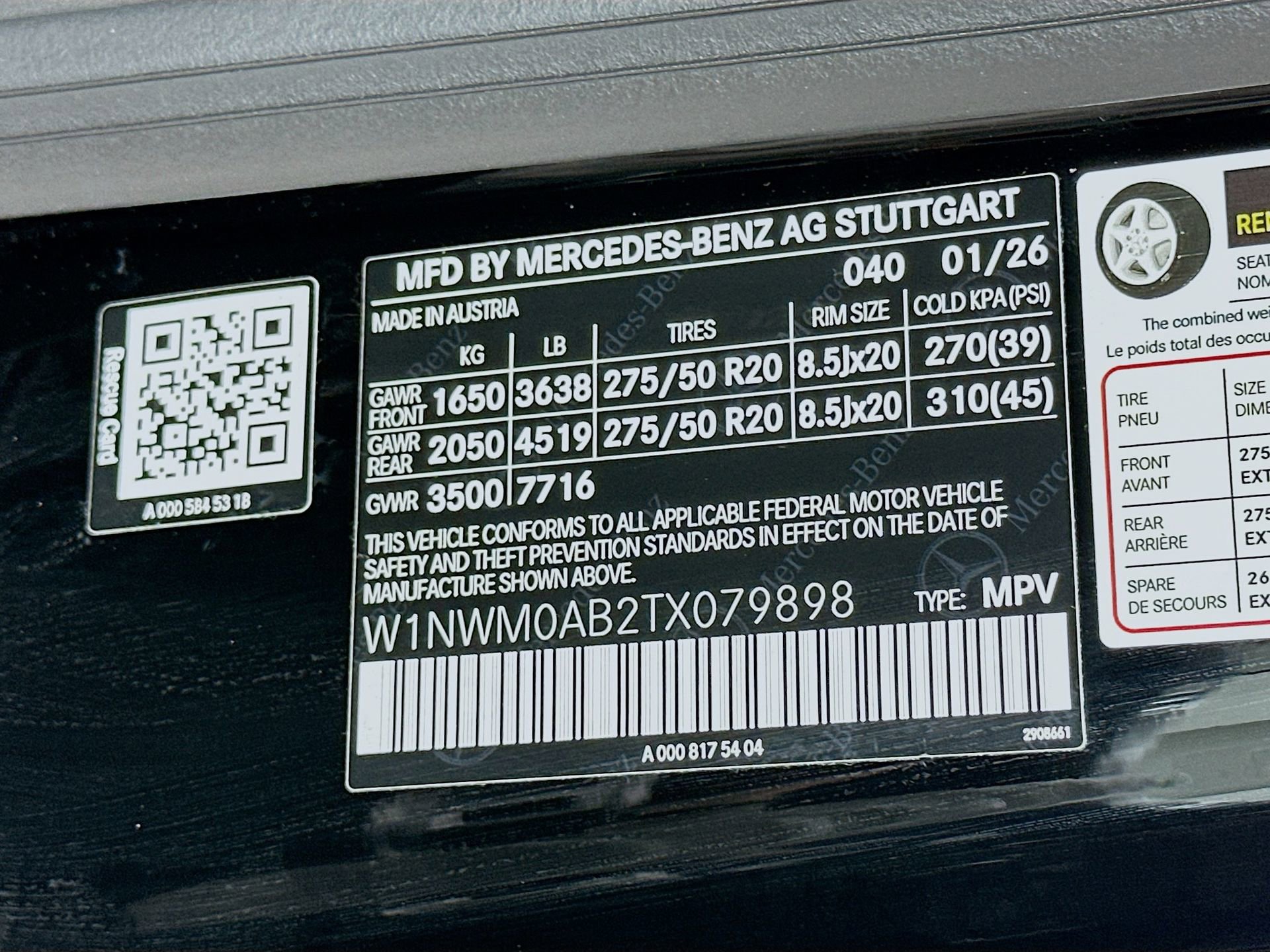 New 2026 Mercedes-Benz G 580 w/ EQ Technology image 35