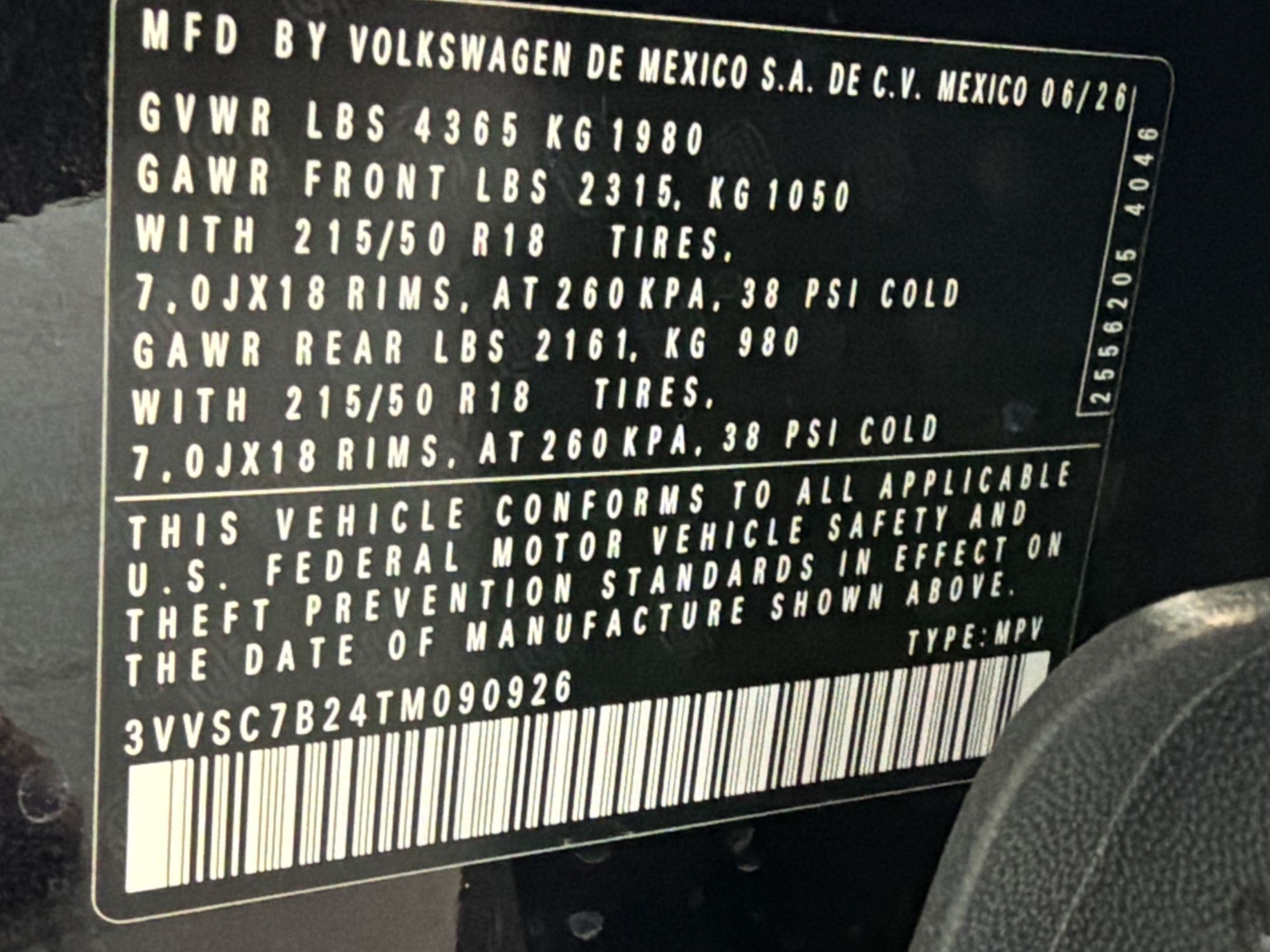 New 2026 Volkswagen Taos SE FWD image 24