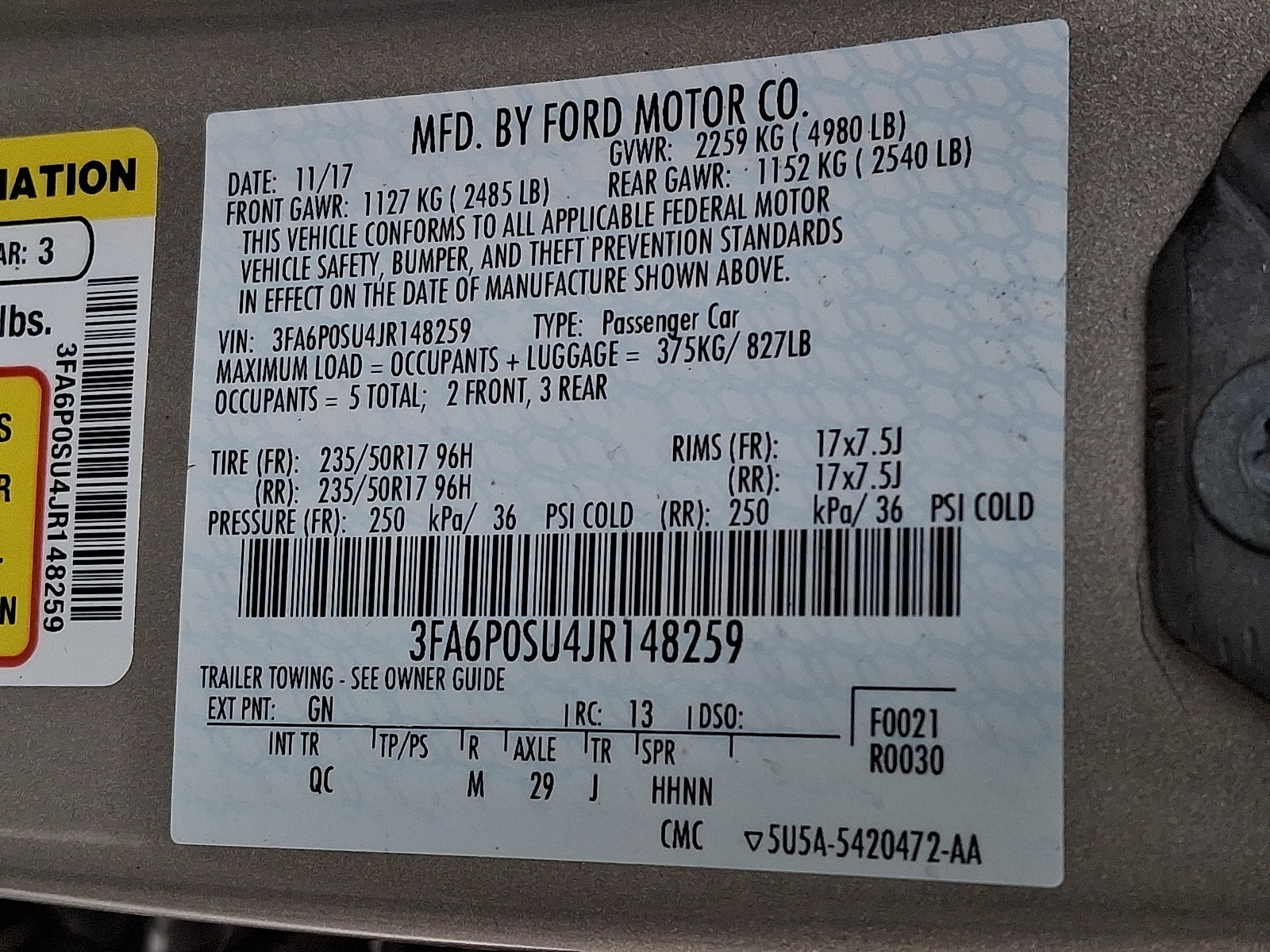 Used 2018 Ford Fusion Energi Platinum image 28