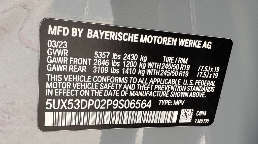 Used 2023 BMW X3 xDrive30i w/ M Sport Package AWD/4WD image 33