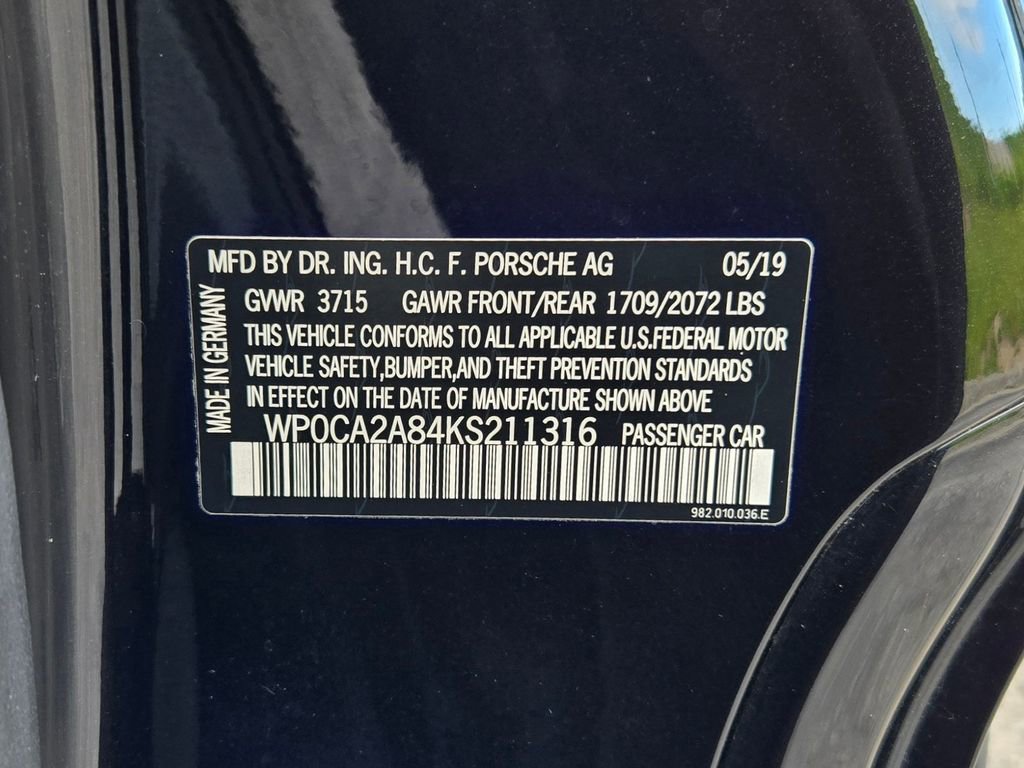 Used 2019 Porsche 718 Boxster RWD image 25