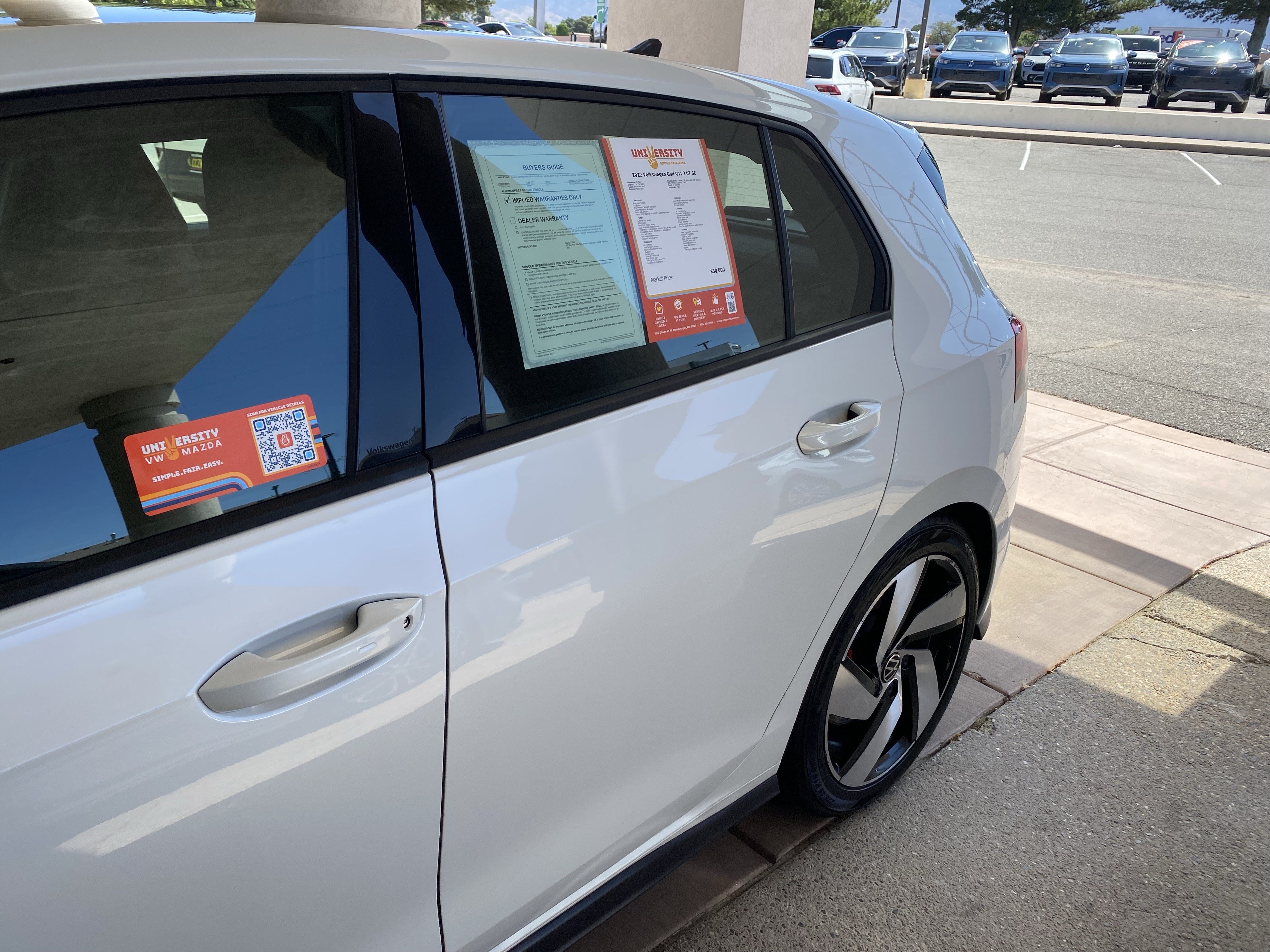 Certified 2022 Volkswagen GTI SE FWD image 57
