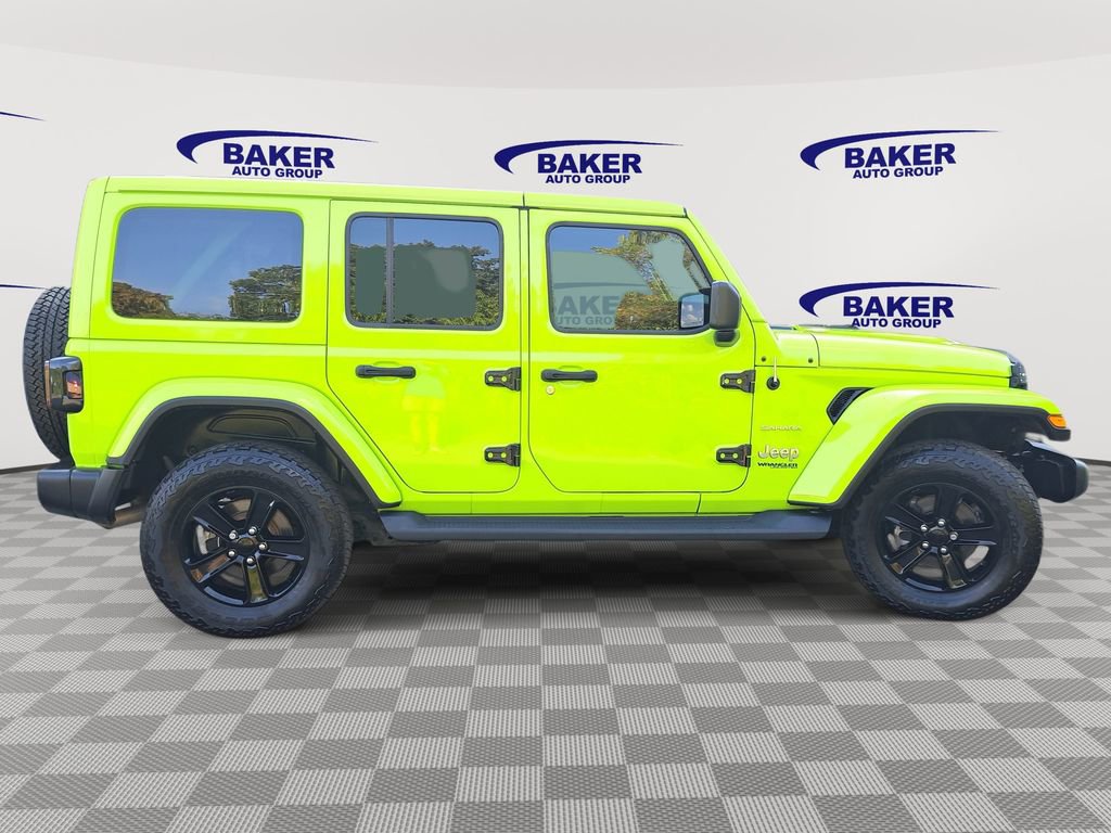 Used 2021 Jeep Wrangler Unlimited Sahara w/ Uconnect 4C Nav & Sound Group image 2