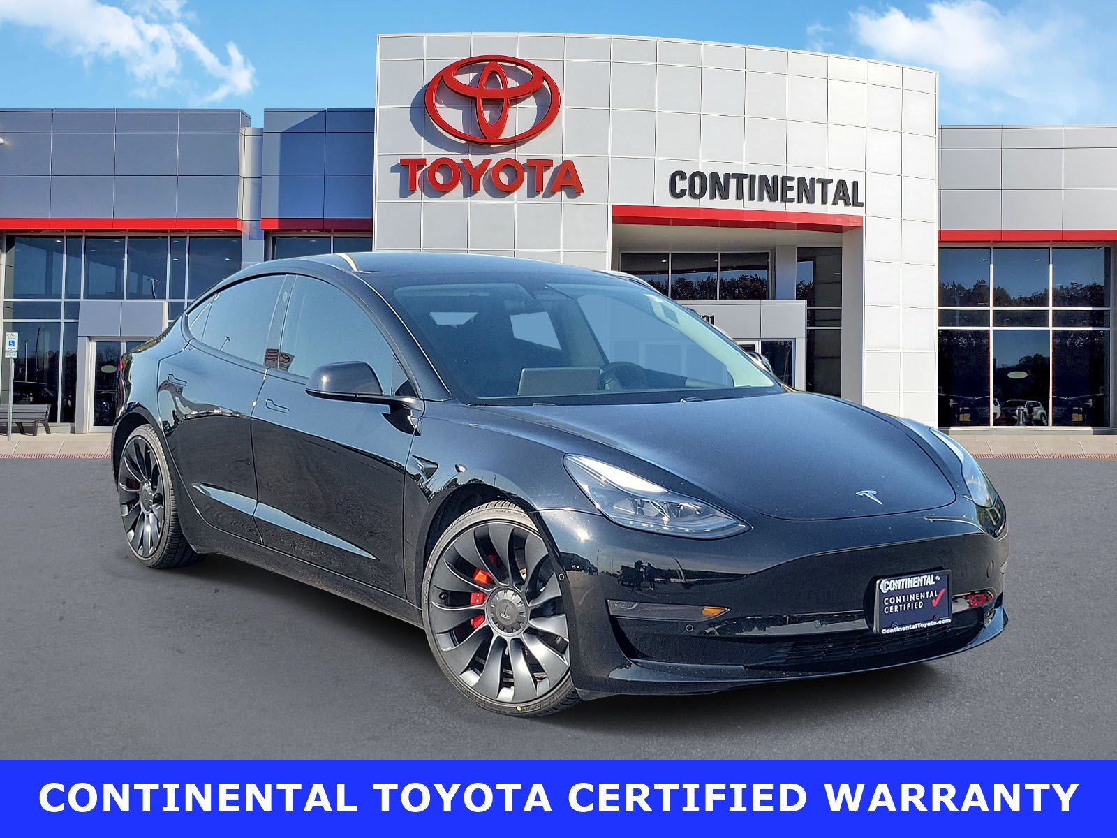 Used 2021 Tesla Model 3 Performance AWD/4WD image 1