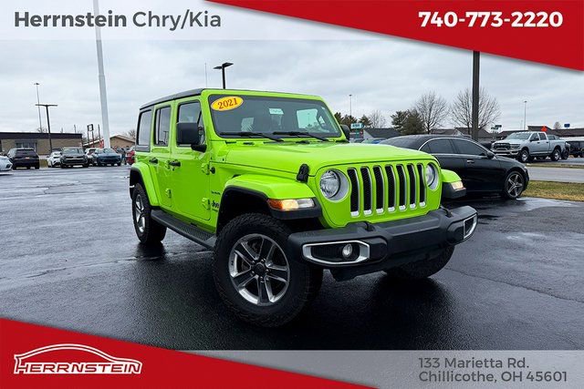 Used 2021 Jeep Wrangler Unlimited Sahara AWD/4WD image 1
