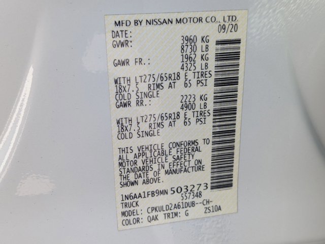 Used 2021 Nissan Titan PRO-4X w/ Pro-4x Convenience Package image 20