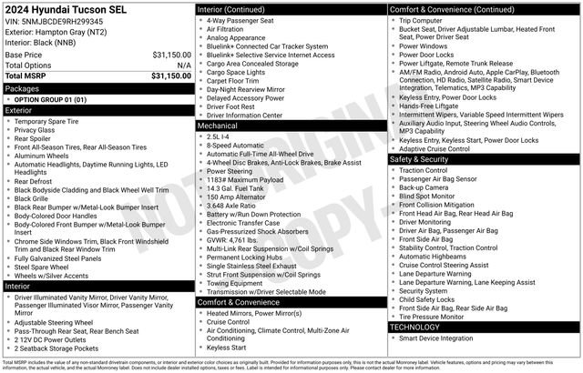 Certified 2024 Hyundai Tucson SEL image 26