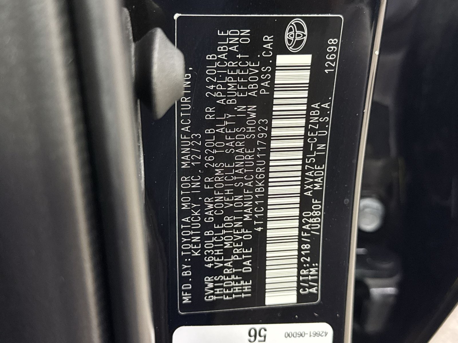 Used 2024 Toyota Camry LE w/ Cold Weather Package AWD/4WD image 40