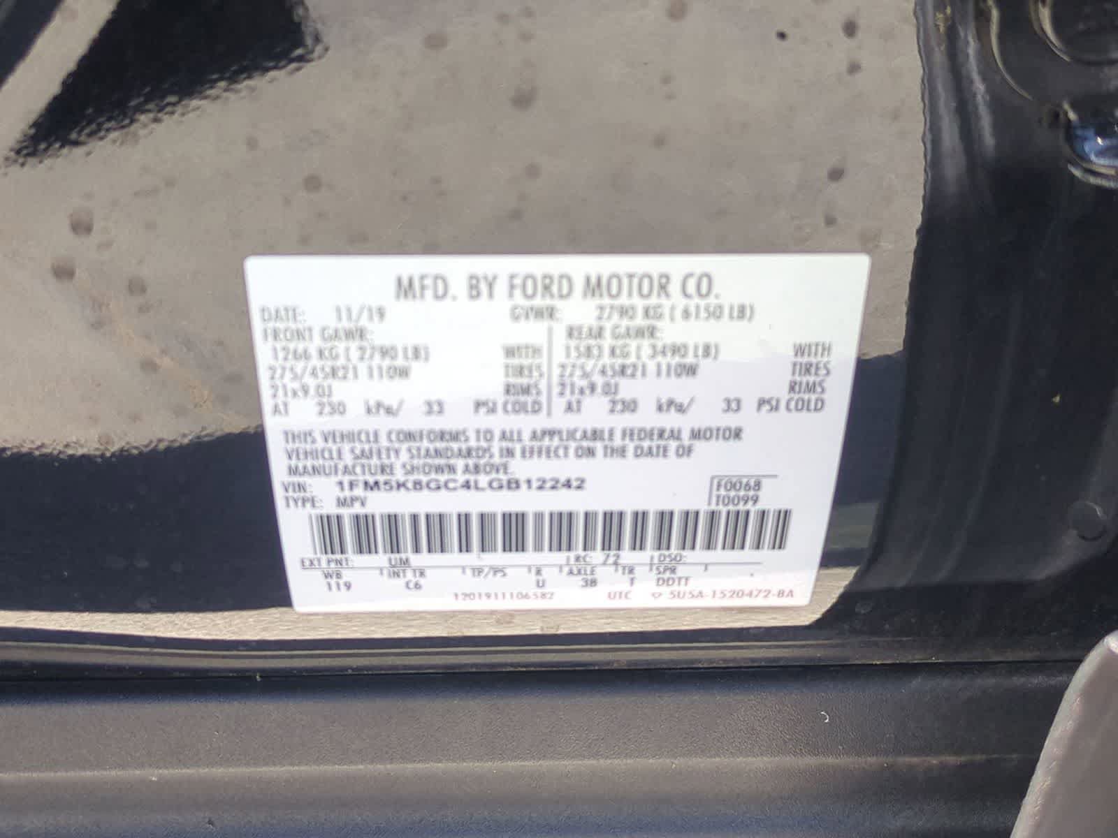 Used 2020 Ford Explorer ST w/ ST Street Pack AWD/4WD image 37