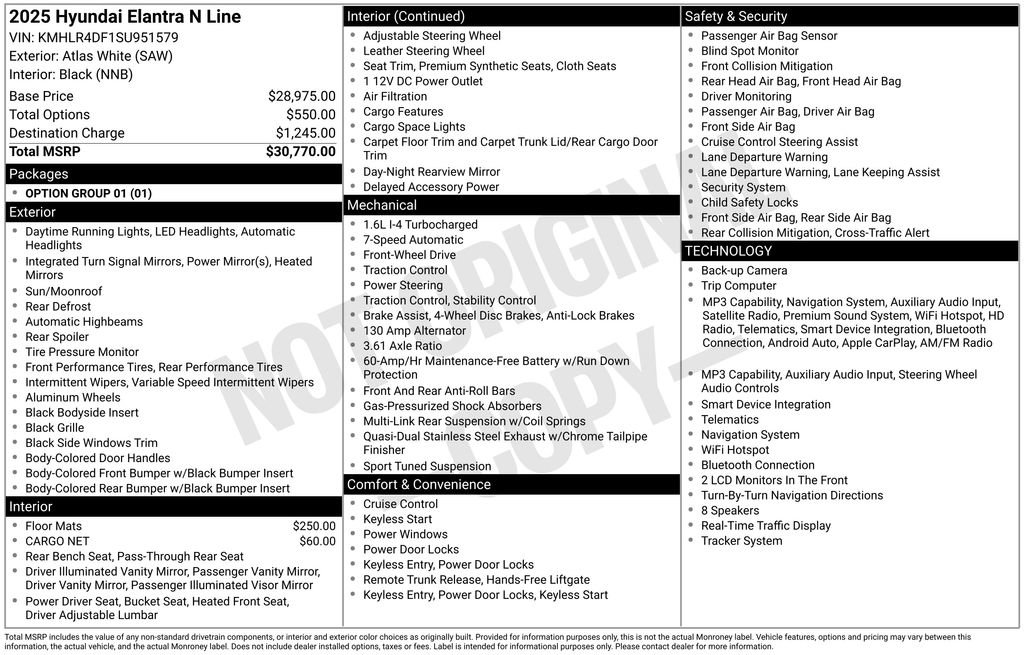 Used 2025 Hyundai Elantra N Line FWD image 7