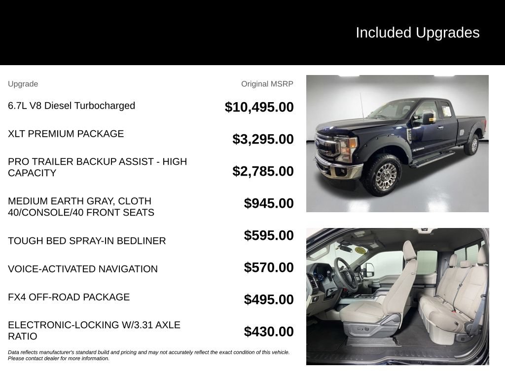 Used 2022 Ford F250 XLT w/ XLT Premium Package AWD/4WD image 7
