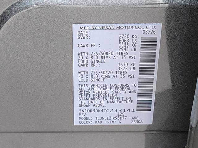 Used 2026 Nissan Pathfinder Platinum AWD/4WD image 15