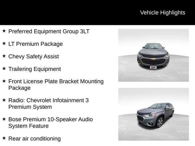 Certified 2021 Chevrolet Traverse LT w/ LT Premium Package AWD/4WD image 13