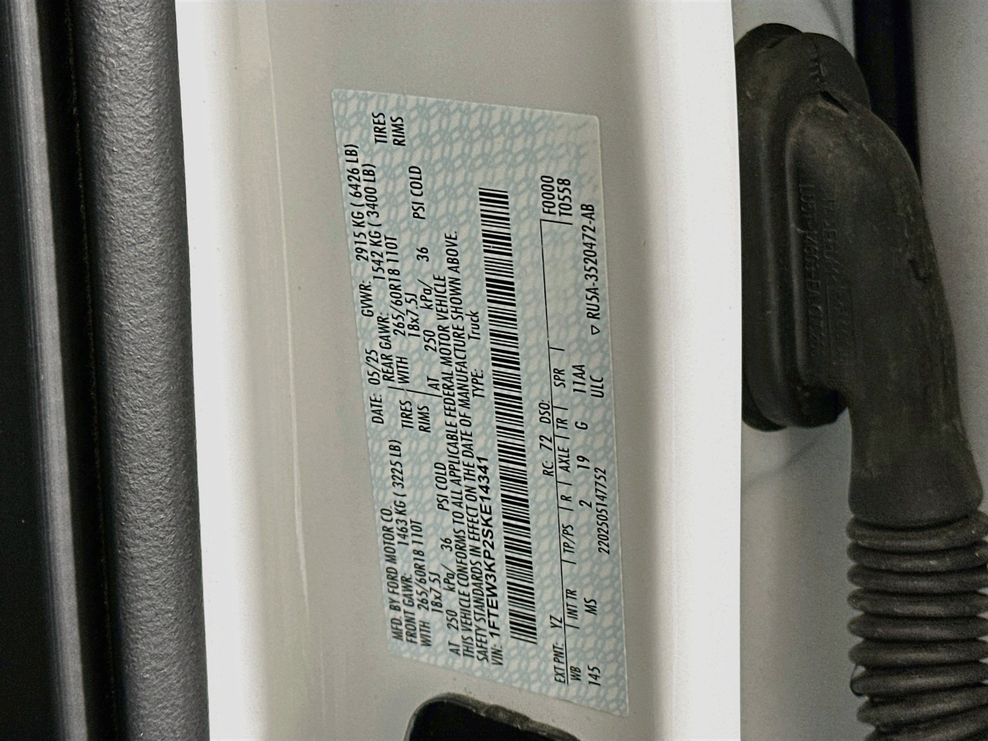 Used 2025 Ford F150 XLT w/ Equipment Group 301A Standard RWD image 12