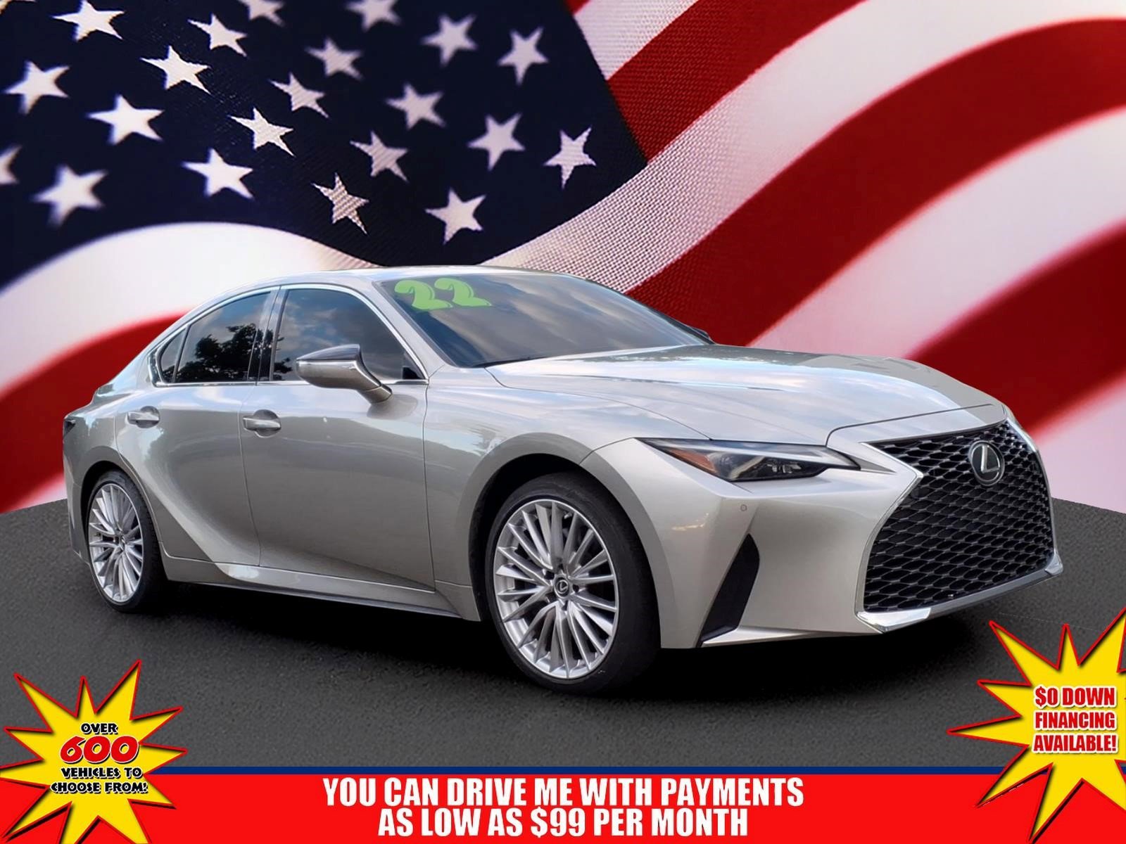 Certified 2022 Lexus IS 300 AWD w/ Premium Package