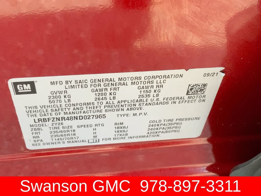 Certified 2022 Buick Envision Essence w/ Technology Package I FWD image 35