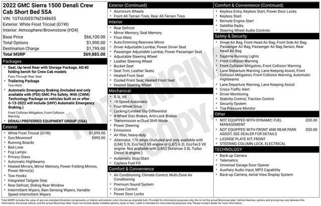 Used 2022 GMC Sierra 1500 Denali AWD/4WD image 11