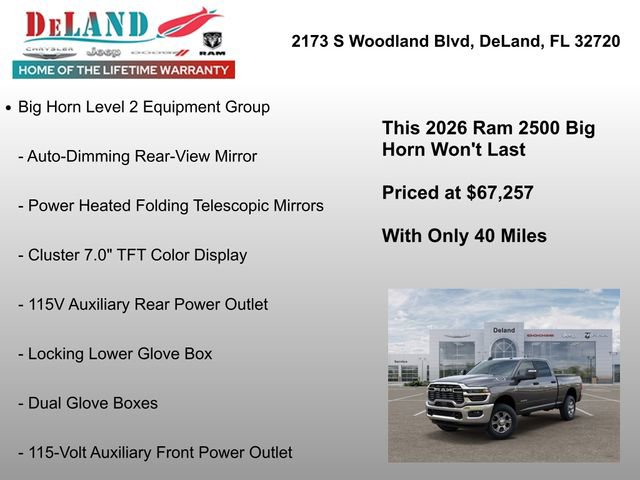 New 2026 RAM 2500 Big Horn image 13