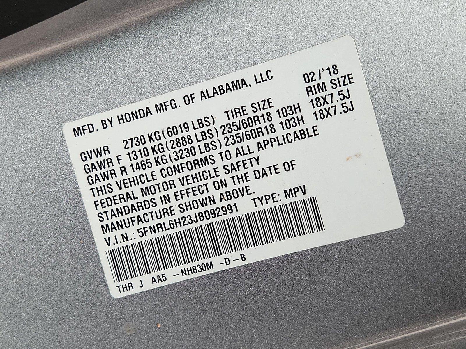 Used 2018 Honda Odyssey LX image 31