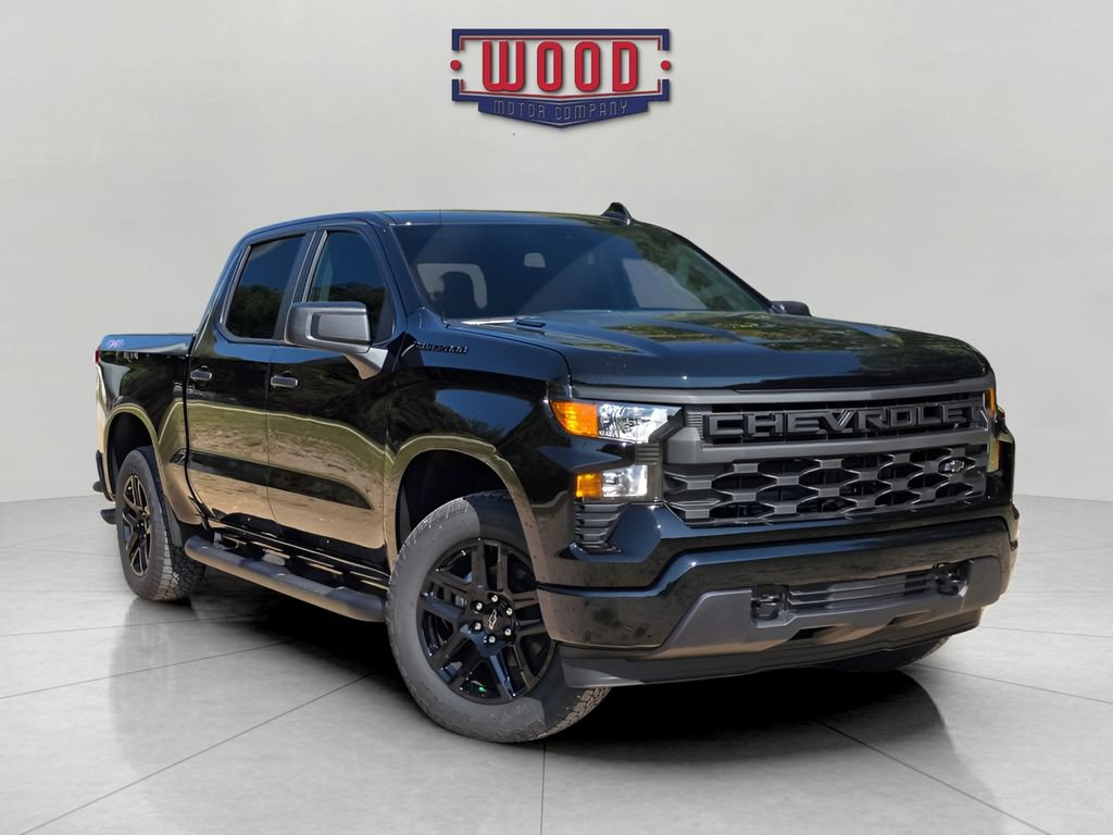 New 2026 Chevrolet Silverado 1500 Custom w/ Turbomax Blackout Package
