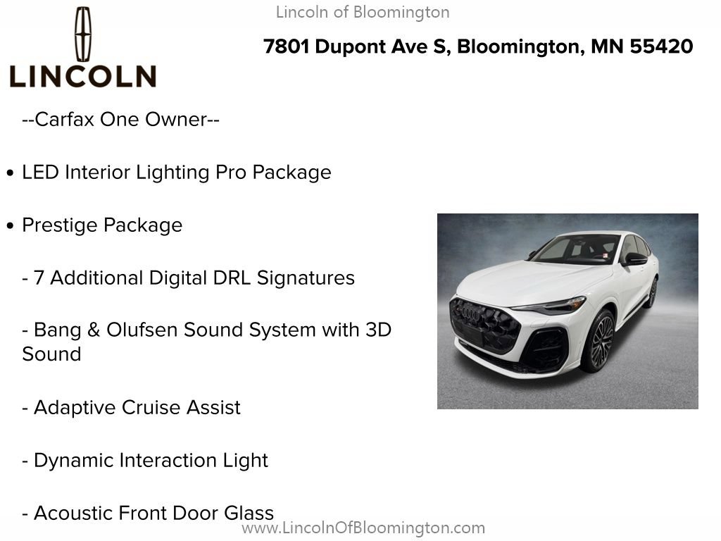 Used 2025 Audi SQ5 Prestige w/ Prestige Package AWD/4WD image 5