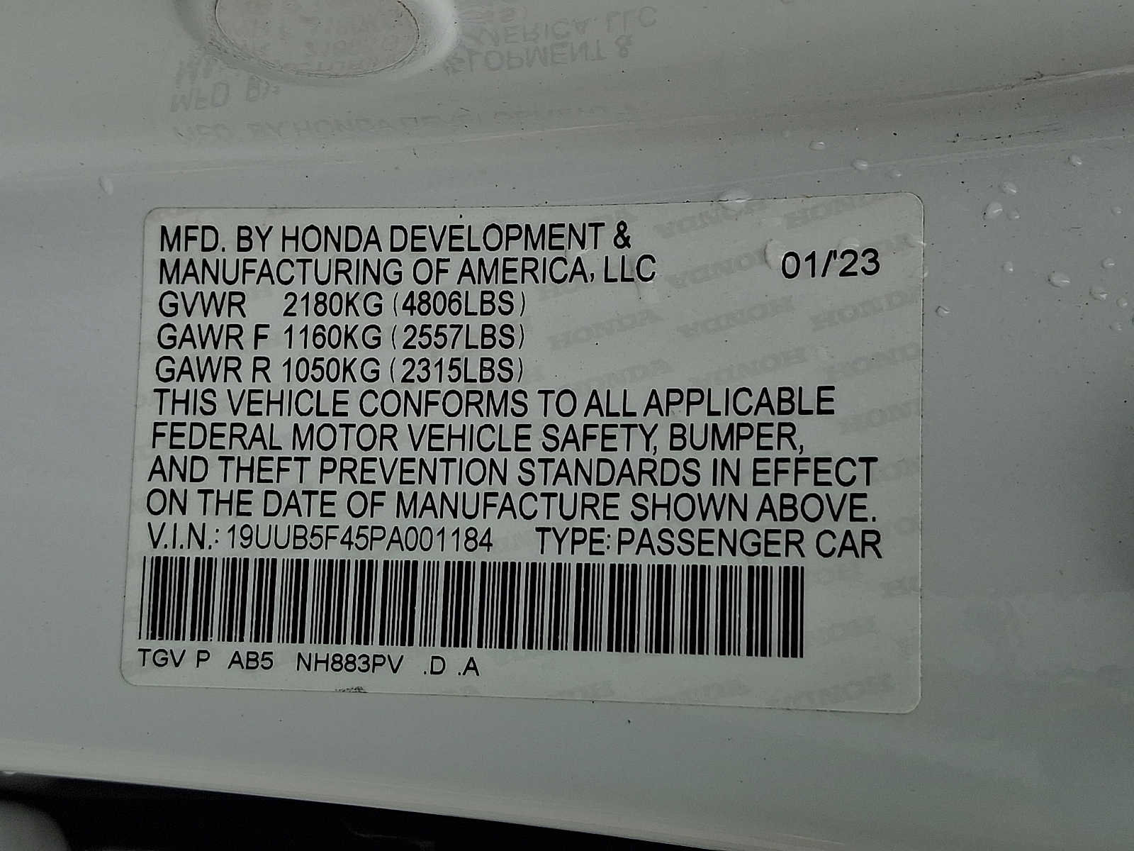 Certified 2023 Acura TLX w/ Technology Package FWD image 27