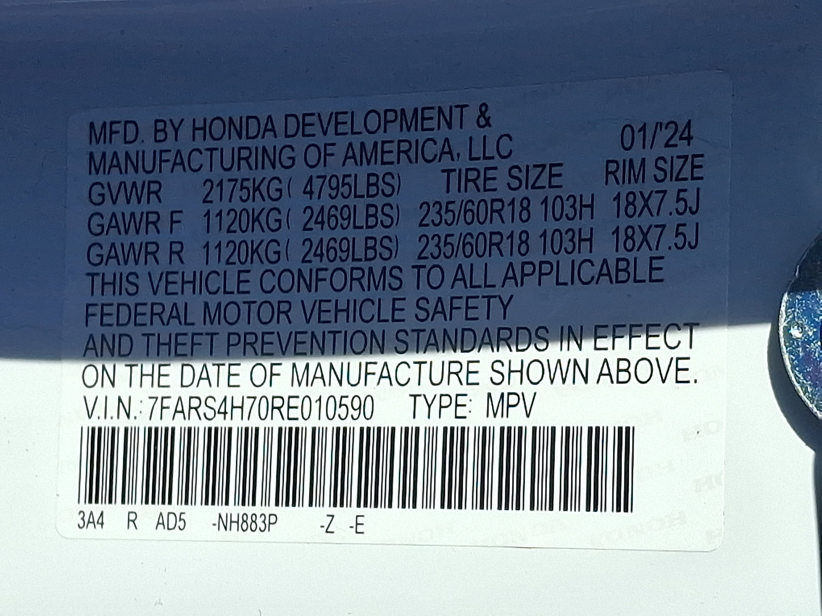 Used 2024 Honda CR-V EX-L image 30