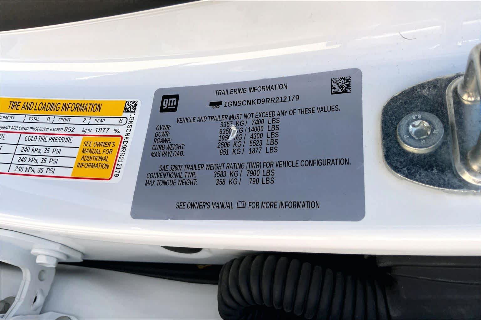 Certified 2024 Chevrolet Tahoe LT RWD image 36