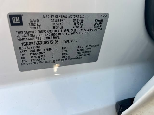 Used 2016 Chevrolet Suburban LTZ AWD/4WD image 20