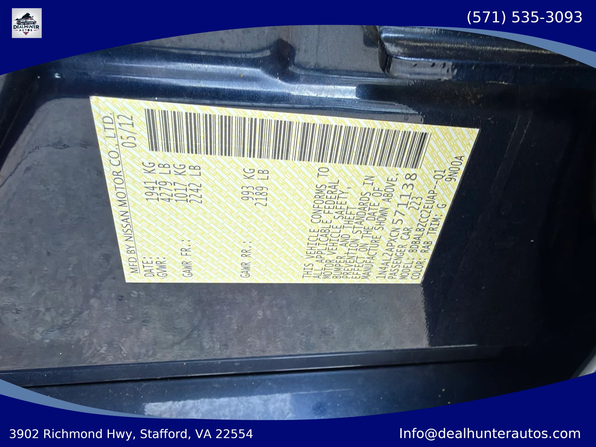 Used 2012 Nissan Altima 2.5 S FWD image 31