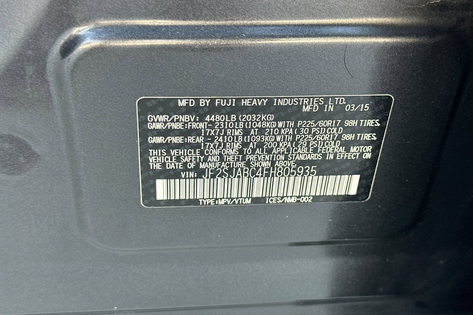 Used 2015 Subaru Forester 2.5i w/ Alloy Wheel Package image 21