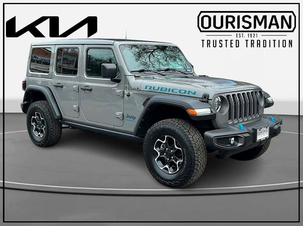 Used 2023 Jeep Wrangler Unlimited Rubicon 4xe w/ Cold Weather Group image 1