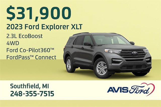 Used 2023 Ford Explorer XLT w/ Equipment Group 202A image 1