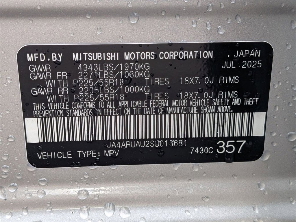 New 2025 Mitsubishi Outlander Sport SE image 34