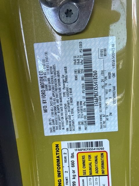 Used 2025 Ford Mustang GT RWD image 15